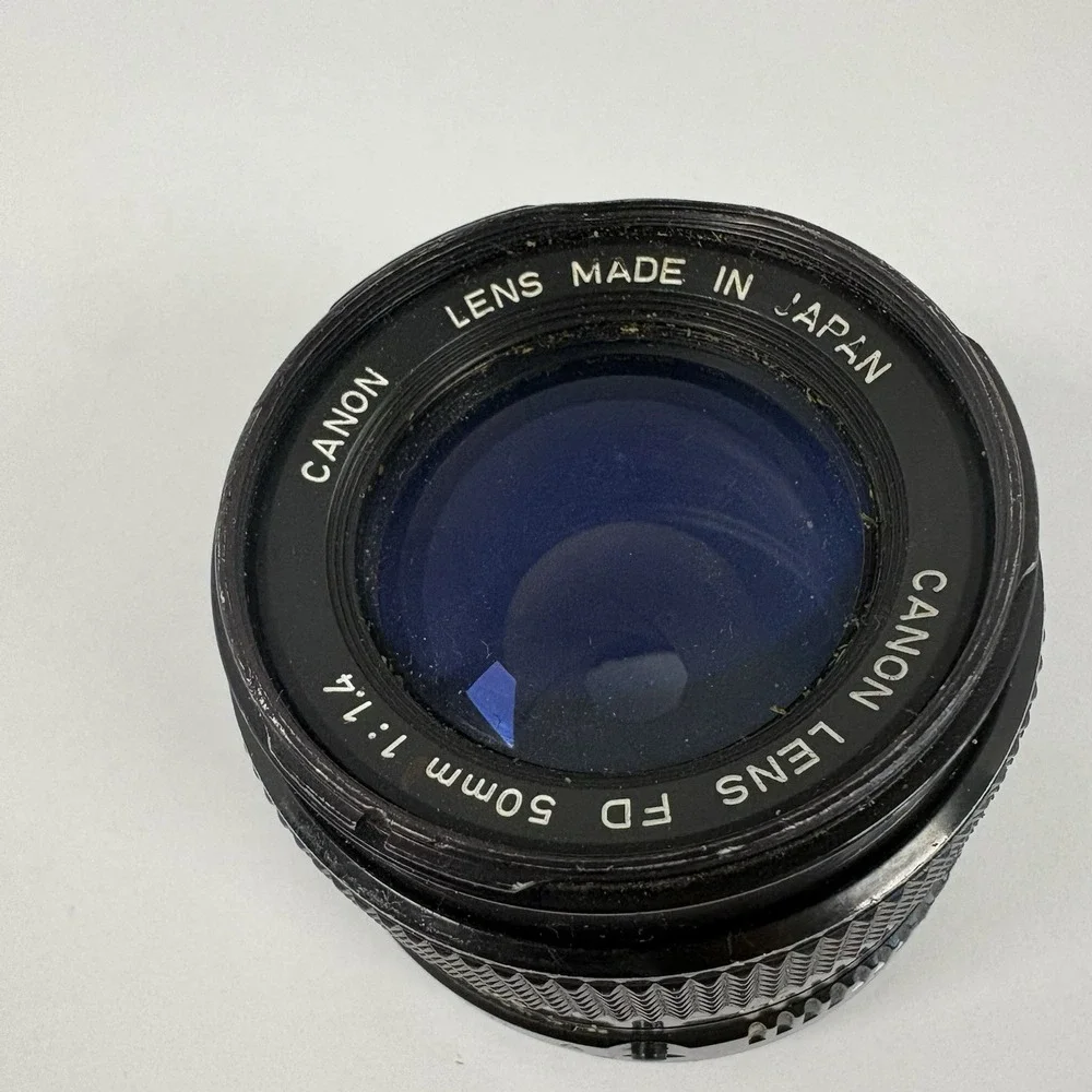 Canon FD 50mm f/1.8 Manual Focus Standard Lens, Canon FD Mount, 52mm